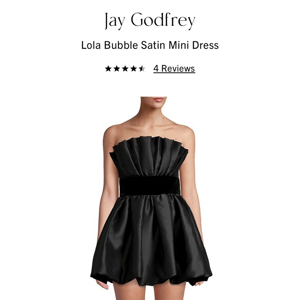 Jay Godfrey Black Dress